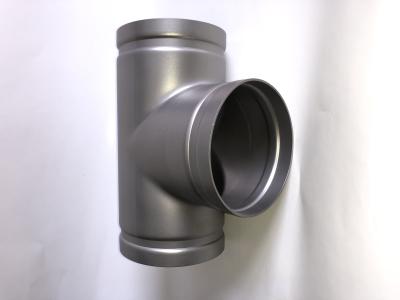 China Customized Size Grooved End Pipe Fittings , Grooved Equal Tee Pipe Fitting for sale