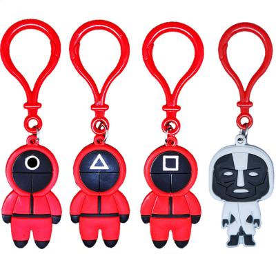 China Squid Fashionable Wholesale Game Key Chain Ties Soldier Spopular Series Are Of Charms Still Missing Your 3d Mini Doll Figurine Keychain for sale