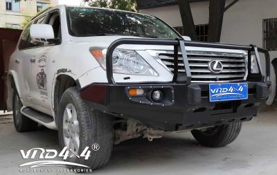 China LX570 Steel Bull Bar OEM Powder Coated Front & Rear Bumper 4x4 Offroad Lexus 570 Series Bull Bar for sale