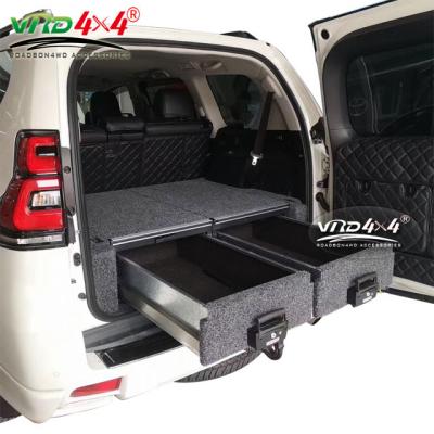 China LAND CRUISER PRADO 150 120 Factory Price Car Cargo Trunk Organizer Storage Drawer For Toyota Prado LC150 for sale