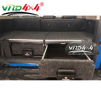 China FJ CRUISER 4x4 Off Road OEM Rear Cargo Storage Drawer Carpet Roller Floor Drawer Fridge Slide for Toyota FJ Cruiser for sale