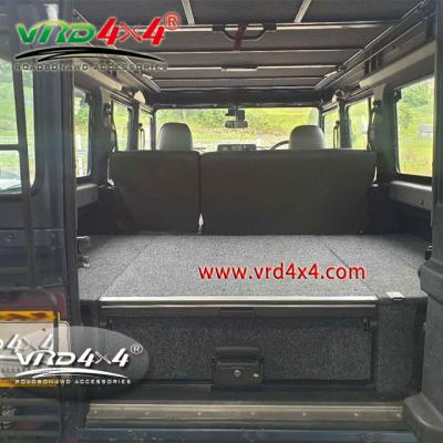 China Super Quality 4x4 Cargo Storage Solution Modular Roller Drawer for Defender 110 Land Rover for sale