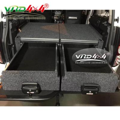 China 4x4 Top Heavy Duty Module Slide Drawer Rear Storage Box for Land Rover Discovery 3/4 LR3/LR4 Drawer Kit for sale