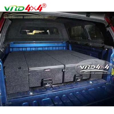 China Pickup Truck Cargo Sliding Top Distributor Service 4x4 4WD Roller Storage Drawer Modular System For Ford Raptor F-150 for sale