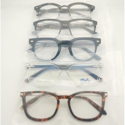 China Assort Clear Random Cheap Price Acetate Optical Frame Stock Clearance Stock Acetate Glasses Frames for sale