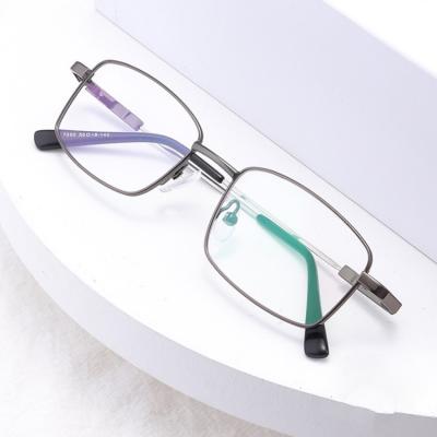 China For Computer Glass Newcomers Square Rimless Retro Memory Titanium Flexible Unisex Glasses Fashion Glasses Men Women for sale