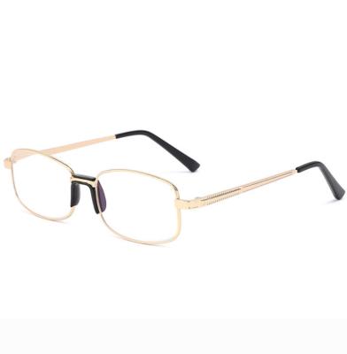 China Cheap price gold metal reading glass wholesale blue light reading glasses slim anti for sale