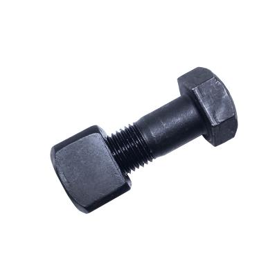 China HEX Custom Size Track Shoe Hex Bolt And Nut For Construction Machinery for sale