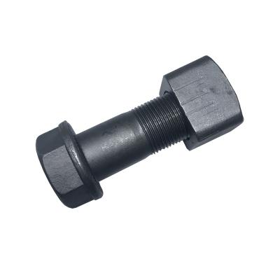 China High Tensile Steel Excavator Track Link Bolt Track Bolt And Nut For Construction Machinery for sale