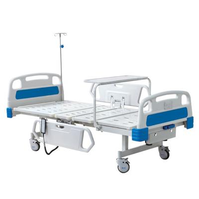 China 2 Function Multifunctional Electric Patient Bed ABS Furniture Hospital Room Electric Manual Patient Bed for sale