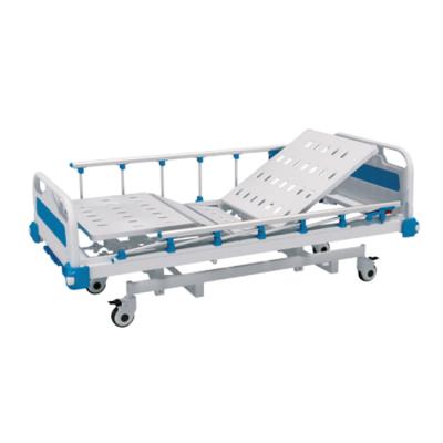 China High Quality Crank Patient Manual Lowest Price 3 Piece Hospital Bed Medical Bed for sale