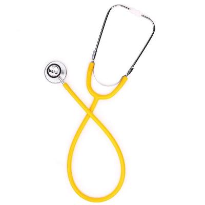 China High Quality Professional Medical Use Metal Dual Head Color Stethoscope for sale