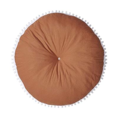 China Anti-Static New Products Round Solid Floor Pillow Memory Meditation Tatami Floor Cushion for sale