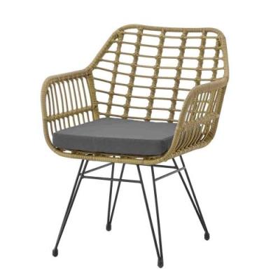 China New Style Hot Selling High Quality Waterproof Rattan Dining Chairs And Tea Table Outdoor Garden Chair for sale