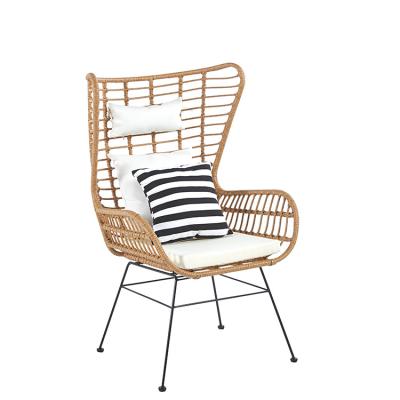 China Modern Design Outdoor Wicker Chair Sofa Garden Courtyard Rattan Furniture Chairs For Garden for sale