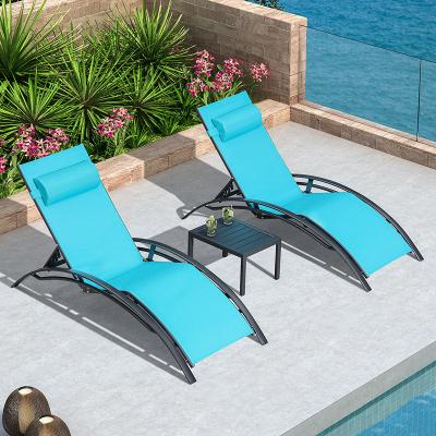 China The modern outdoor deck chair is waterproof and the sunscreen cane chair can be balcony outdoor beach chair for sale