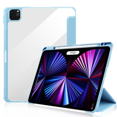 China Shockproof Ready To Ship Ipad Pro 11 Inch Luxury Slim Removable Tray PU Leather Case for sale