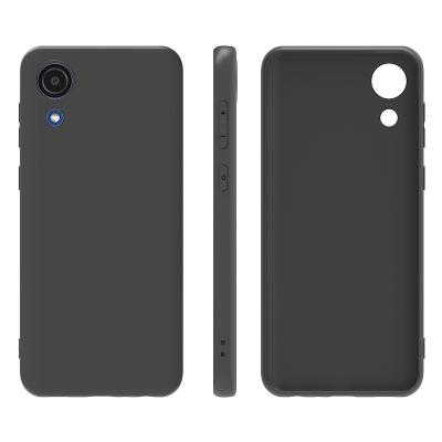 China Matte Black Soft Mobile Phone Case Coque For Samsung Galaxy A03 Core Silicone Shockproof Cover for sale