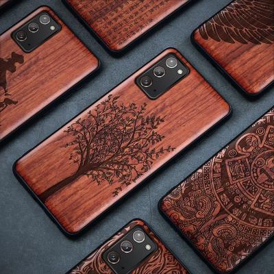 China Real Shockproof Natural Wooden Wooden TPU Case For Samsung Galaxy Note 20 Fe S20 S10 Ultra S20 S21 Ultra Plus Phone Case Cover Shell Skin Bag for sale