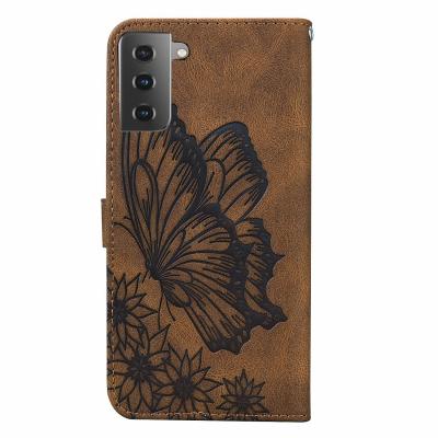 China Shockproof Butterfly Embossed Flip Walle Leather Phone Case For Xiaomi 12 Redmi Pro 9A 9C K40 MI 10T 11i Lite Note 10 10S 9 9S Book Cover for sale