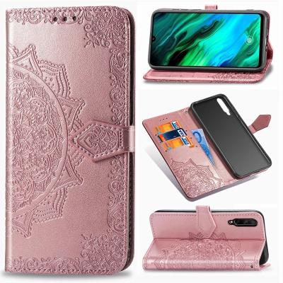 China Anti-fall Flip Wallet Case For Honor 50 30 Lite 10 Mate 9A 20 40 Lite Cover Y9A Y9S Y6P Y5P Y7P P Smart Y6 Y7 Y9 2018 2019 Mandala Pattern for sale