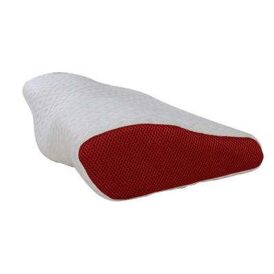 China Vertebrae Neck Pain Relief Cervical Cutout Snore Sleep Bed Memory Foam Anti-static Orthopedic Curved Pillow for sale