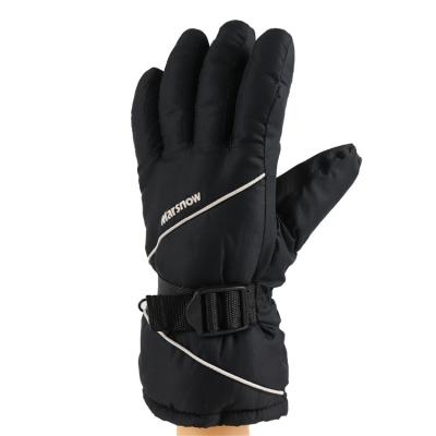 China 2021 Men's Factory Direct Sale Ski Gloves Winter Warm Black 2021 Ski Gloves Verwarmd Warm for sale