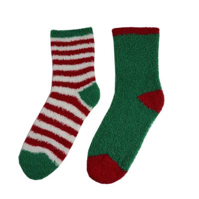 China Keep Christmas hot popular thick hot girl best selling Christmas sock logo for sale