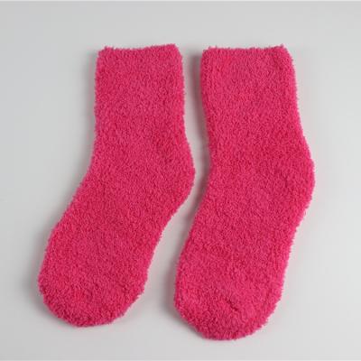 China Hot Selling Anti-slip Christmas Polyester Novelty Socks Pink Girl Christmas Socks for sale