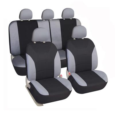 China Universal Sports Champioin Full Set 11pcs Car Seat Cover Fit Black / Gray for sale