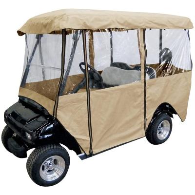 China All Weather Heavy Duty Travel Protection 4 Sided 4-Person Golf Cart Enclosure Fits EZ Go Club Car for sale