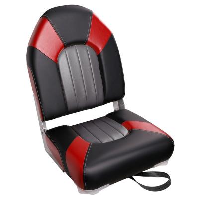 China High Heavy Duty Marine Grade Vinyl Rear Folding Fishing Boat Seat for sale