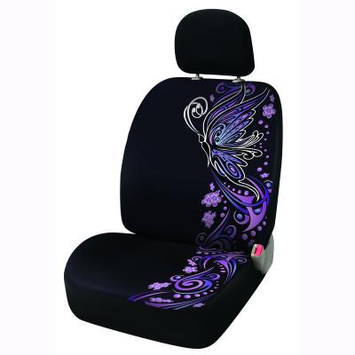 China Polyester Car Seat Cover Deadly Threat Licensed BUTTERFLY Seat Cover 1 TRIBAL Front for sale