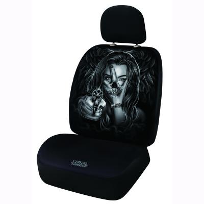 China Doom Seat Cover 1 Front Polyester Car Seat Cover Deadly Threat Authorized HAND for sale