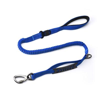 China Custom Custom Heavy Duty Pet Training Advance Military Reflective Nylon Bungee Dog Bungee Dog Leash for sale