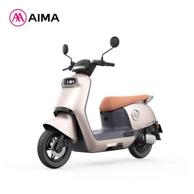 China AIMA LAFITE Q617 Powerful E-Moto 500W 60V 21.8AH Electric Scooters Motorcycle Adult Electric Scooter For Adults 1775*670*1075mm for sale