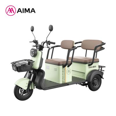 China AIMA Passenger E-tricycle STARS A3 500W 60V 20AH Passenger Cargo Electric Scooter 3 Wheel Electric Tricycle for sale