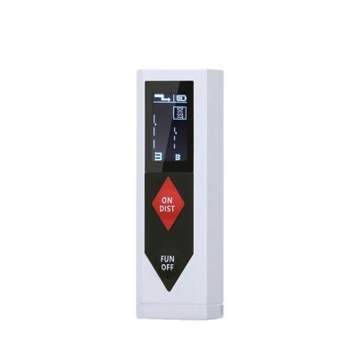 China Mini 40 Digital Laser Distance Area Indoor Handheld Volume Measure With Usb Charging 82*25*17mm for sale