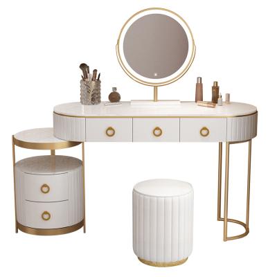 China Other Internet celebrityinsMinimalist Makeup Table Apartment Nordic Luxury Modern Minimalist Light Storage Cabinet Small for sale