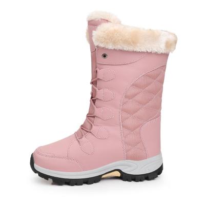 China Fashion Trend Hellosport Fashion Hot Selling High Boot Shoes Winter Warm Shoes Snow Boots For Women for sale