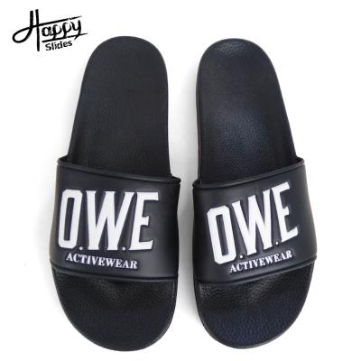 China Fashion Trend Wholesale Men Fashion Slippers From China, Custom Buckle Slides Men, Custom Stylish Belt Slippers For Men Plain Slide Sandals for sale