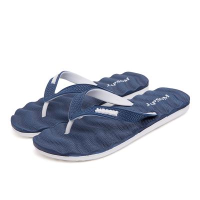 China Summer Anti-slippery Slippers, Men Beach Flipflop Flipflop PVC EVA Pu Print Foot Massager Waves Slippers China Manufacturer 7 Days for sale