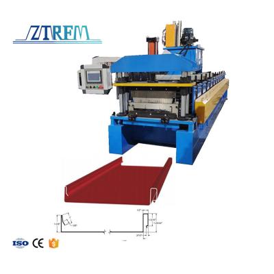 China Building Material Shops ZTRFM Customized Product Standing Seam Roofing Panel Roll Forming Standing Seam Roofing Machine for sale