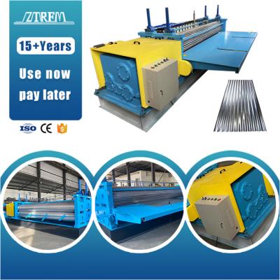 China Building Material Shops Widely Used ZTRFM Corrugated Barrel Iron Roof Sheet Making Machine Barrel Type Corrugating Metal Sheet Machine for sale