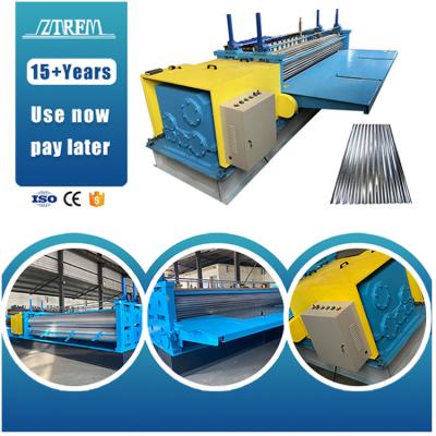 China Factory sales barrel type corrugating machine barrel corrugating material construction material ZTRFM machine for sale