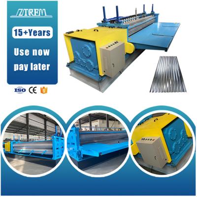 China Building Material Shops ZTRFM Factory Supply Barrel Machine Barrel Type Corrugated Roof Roll Forming Machine Corrugated Barrel Machine for sale