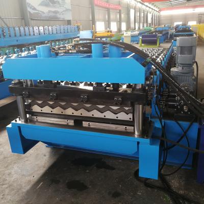 China Hotels ZTRFM OEM ODM Customized Galvanized Portable Aluzinc Metal Roofing Sheet Roof Tile Roll Forming Machine maquina Para calaminas for sale