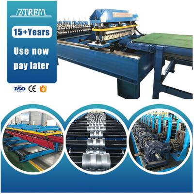 China Building Material Shops ZTRFM Spot Supply Corrugated Iron Roll Forming Machine Corrugated Iron Roofing Sheet Making Machine for sale