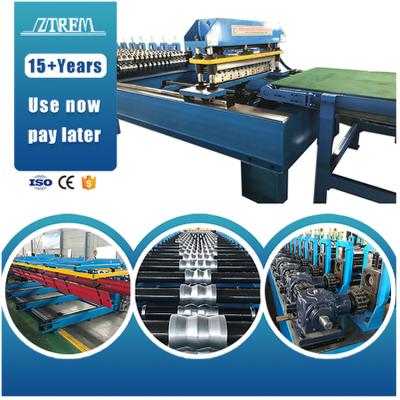 China Building Material Shops ZTRFM Good Selling Metal Roofing Corrugated Tile Roll Forming Machine Corrugated Making Machine for sale