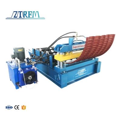 China Hotels 0.3-0.8 mm trapezoidal ibr steel roof sheet folding forming machine for sale